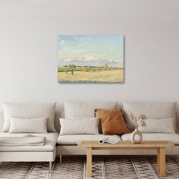 Obraz - Camille Pissarro, Landscape, Ile de France, reprodukcia (70x50 cm)