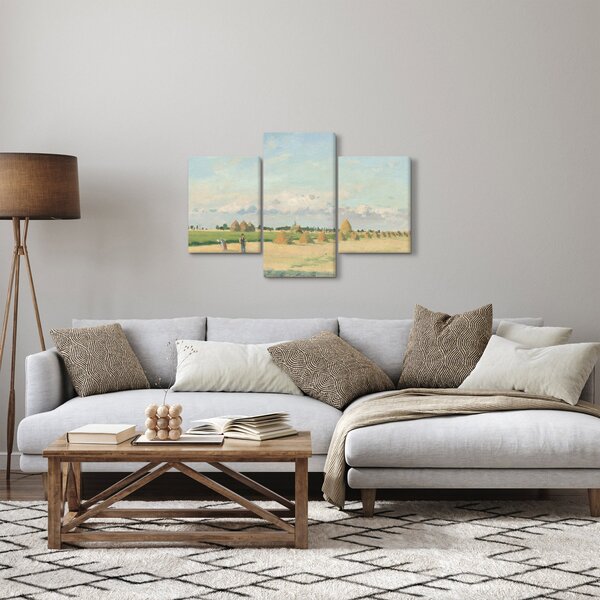 Obraz - Camille Pissarro, Landscape, Ile de France, reprodukcia (90x60 cm)