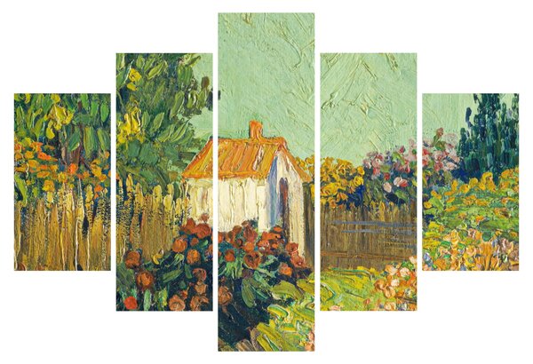 Obraz - Imitator of Vincent van Gogh, Landscape, reprodukcia (150x105 cm)