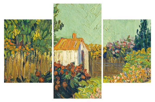 Obraz - Imitator of Vincent van Gogh, Landscape, reprodukcia (90x60 cm)