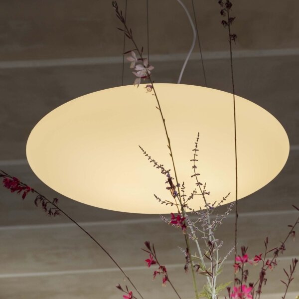 Ideal Lux - Závesný luster na lanku SMARTIES 5xE27/42W/230V, priemer 60 cm, biely