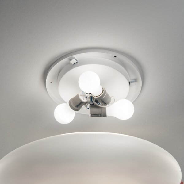 Ideal Lux - Stropné svietidlo SMARTIES 3xE27/42W/230V pr. 60 cm biela