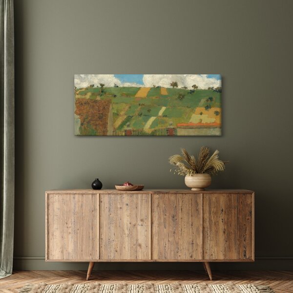 Obraz - Edouard Vuillard, Landscape of the Ile de France, reprodukcia (120x50 cm)
