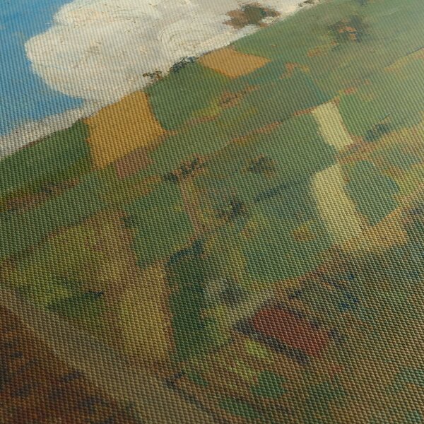 Obraz - Edouard Vuillard, Landscape of the Ile de France, reprodukcia (s hodinami) (90x30 cm)