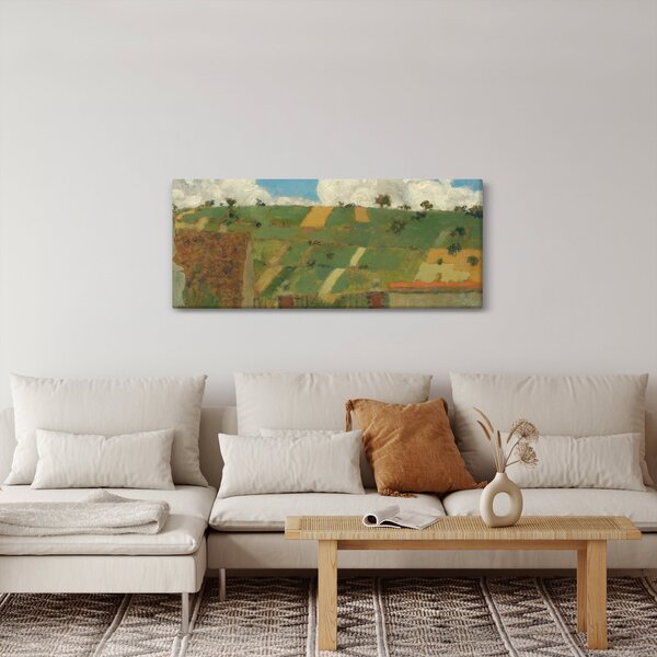 Obraz - Edouard Vuillard, Landscape of the Ile de France, reprodukcia (120x50 cm)