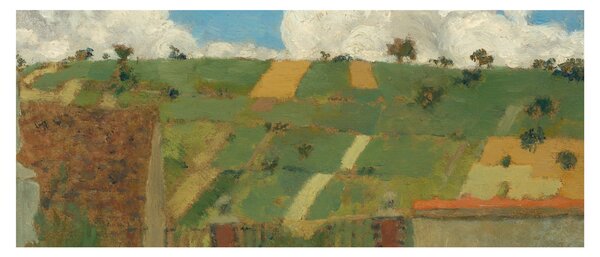 Obraz - Edouard Vuillard, Landscape of the Ile de France, reprodukcia (120x50 cm)