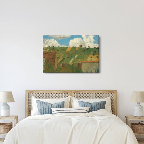 Obraz - Edouard Vuillard, Landscape of the Ile de France, reprodukcia (90x60 cm)