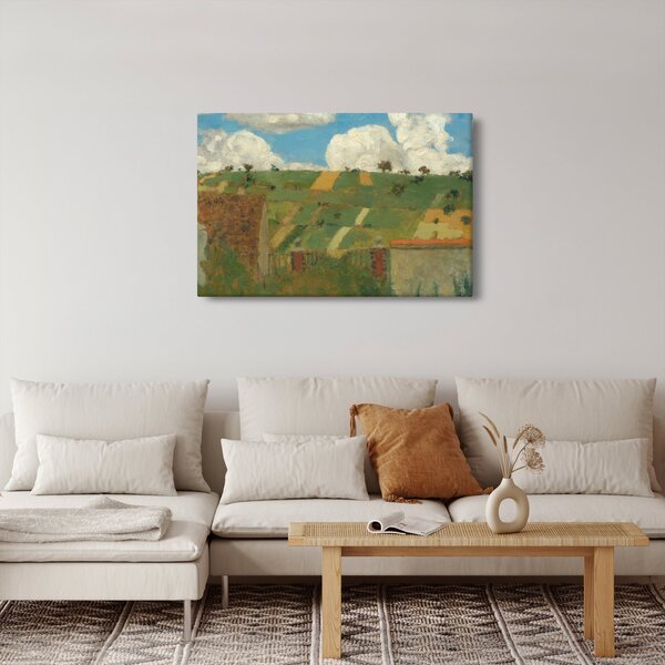 Obraz - Edouard Vuillard, Landscape of the Ile de France, reprodukcia (90x60 cm)