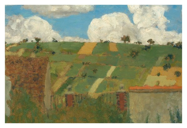 Obraz - Edouard Vuillard, Landscape of the Ile de France, reprodukcia (90x60 cm)