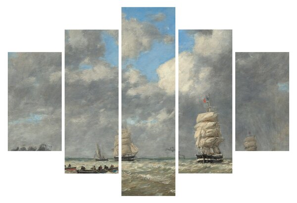 Obraz - Eugène Boudin, Le Havre, reprodukcia (150x105 cm)