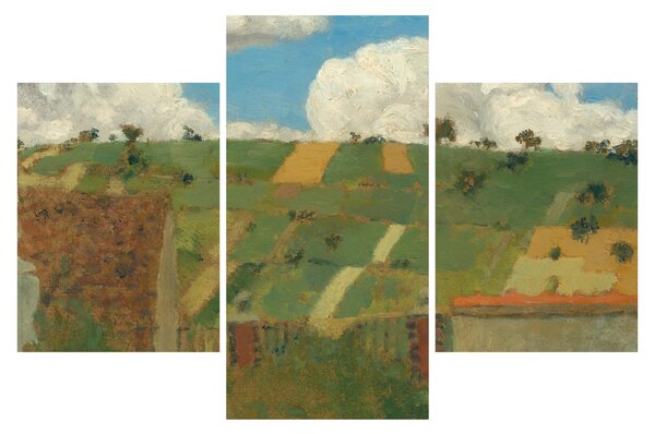 Obraz - Edouard Vuillard, Landscape of the Ile de France, reprodukcia (90x60 cm)