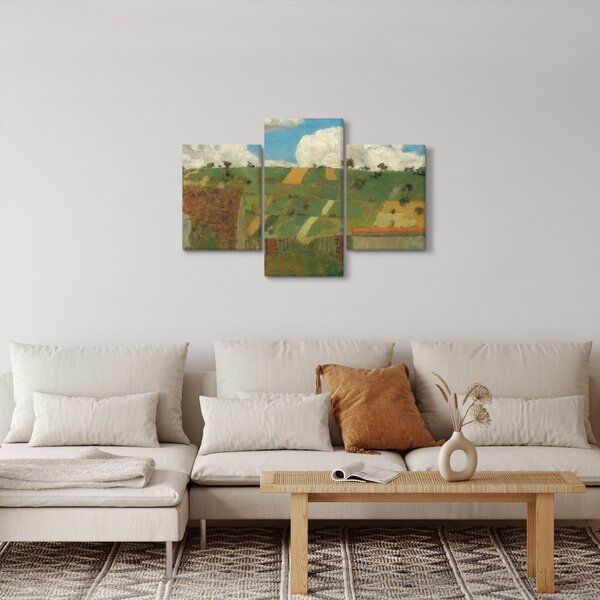 Obraz - Edouard Vuillard, Landscape of the Ile de France, reprodukcia (90x60 cm)