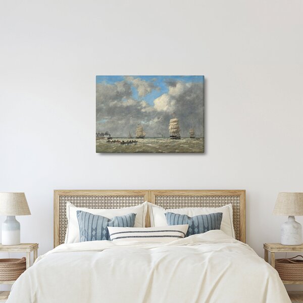Obraz - Eugène Boudin, Le Havre, reprodukcia (70x50 cm)