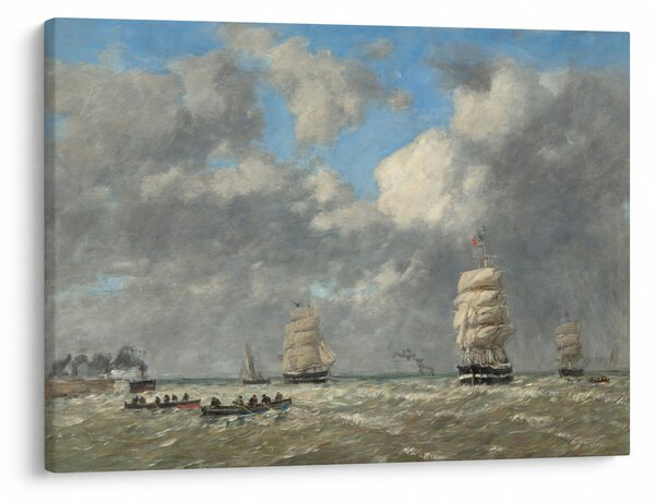 Obraz - Eugène Boudin, Le Havre, reprodukcia (70x50 cm)