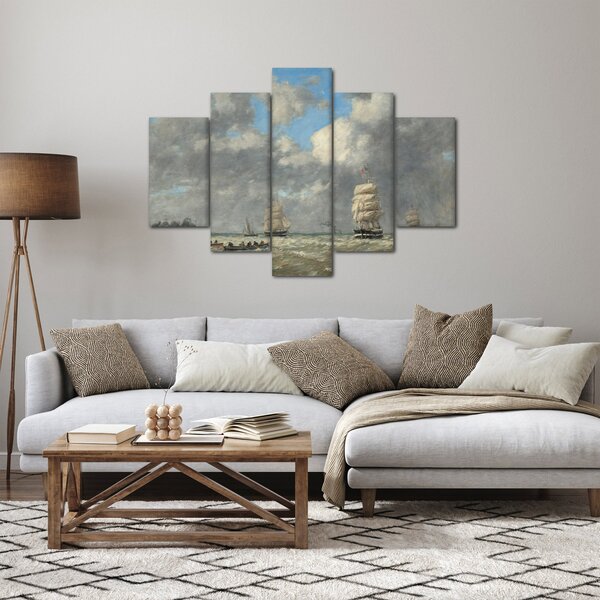 Obraz - Eugène Boudin, Le Havre, reprodukcia (150x105 cm)