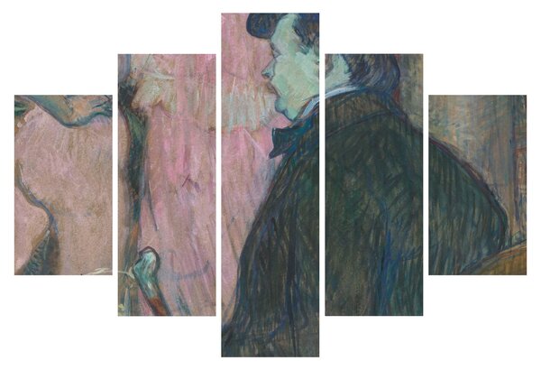 Obraz - Henri de Toulouse-Lautrec, Maxime Dethomas, reprodukcia (150x105 cm)