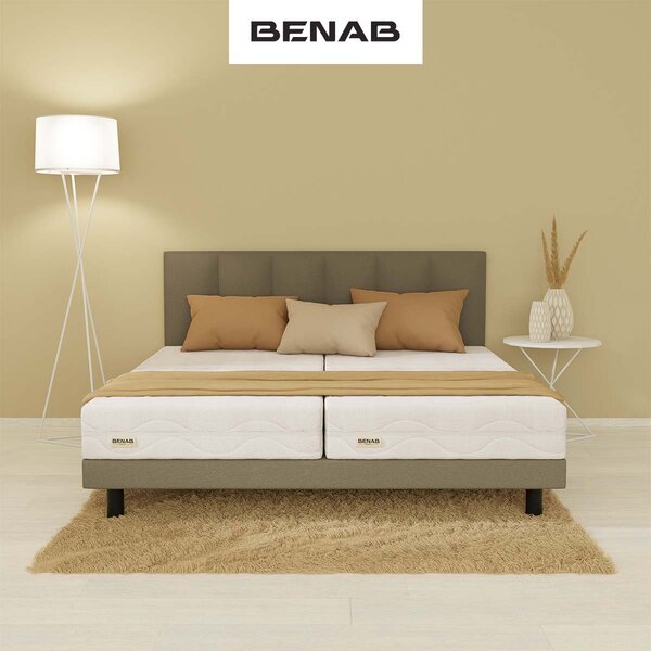 NovýNábytok.sk Penový matrac Benab Taranis Optimal 200x90 cm (T5). Obľúbený, vzdušný, zdravotný sendvičový matrac s obojstrannou 7 zónovou profiláciou kvalitnej PUR peny, pre maximálne ortopedické účinky a pohodlie. 763014