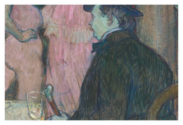 Obraz - Henri de Toulouse-Lautrec, Maxime Dethomas, reprodukcia (90x60 cm)