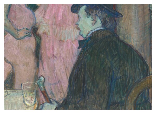 Obraz - Henri de Toulouse-Lautrec, Maxime Dethomas, reprodukcia (70x50 cm)