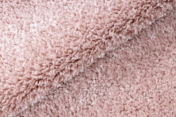 Dywany Łuszczów , Kusový koberec Berber 9000 pink kruh, 120x120 (priemer) kruh, ružová, obývacia izba