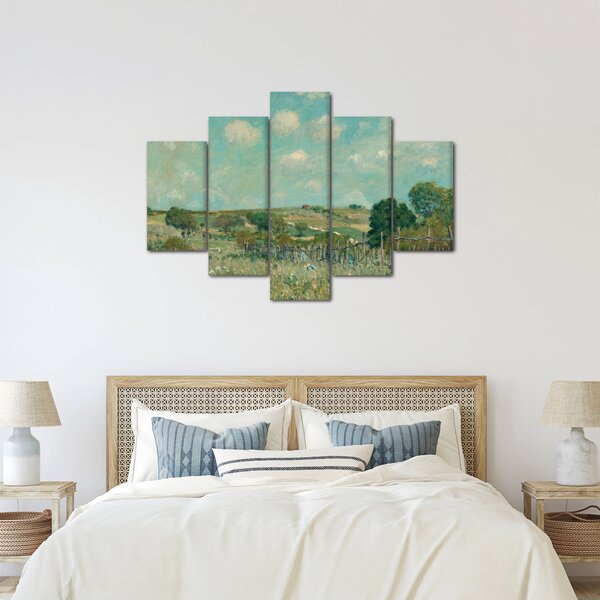 Obraz - Alfred Sisley, Meadow, reprodukcia (150x105 cm)