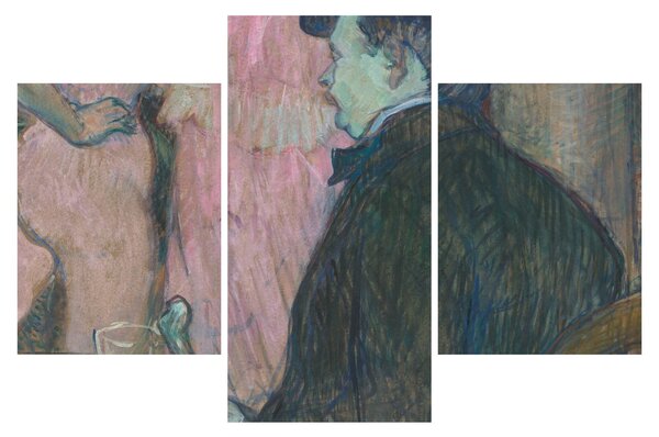 Obraz - Henri de Toulouse-Lautrec, Maxime Dethomas, reprodukcia (90x60 cm)