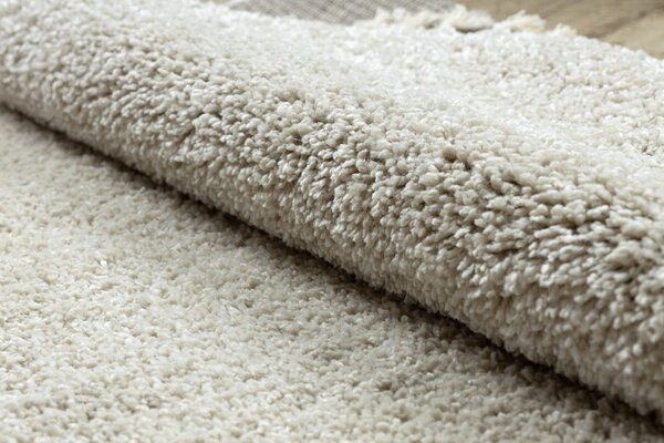 Dywany Łuszczów , Kusový koberec Berber 9000 cream kruh, 120x120 (priemer) kruh, biela, obývacia izba