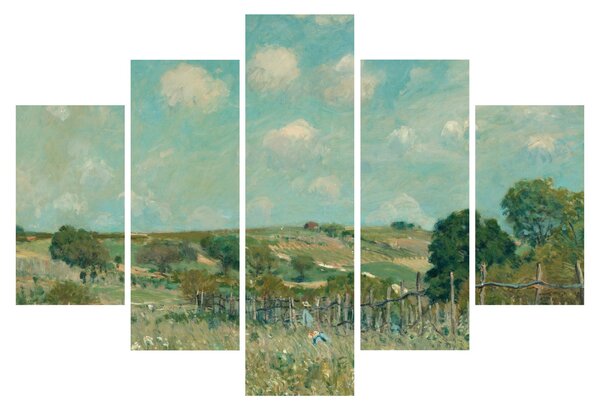 Obraz - Alfred Sisley, Meadow, reprodukcia (150x105 cm)