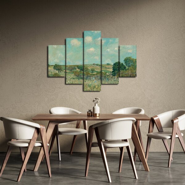 Obraz - Alfred Sisley, Meadow, reprodukcia (150x105 cm)