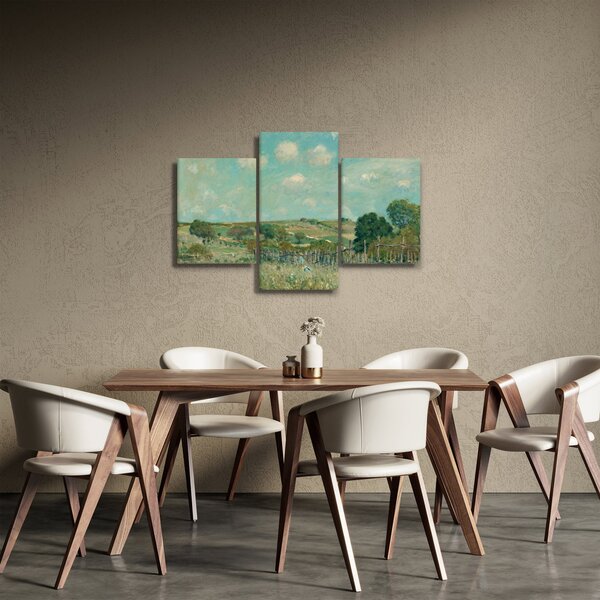 Obraz - Alfred Sisley, Meadow, reprodukcia (90x60 cm)