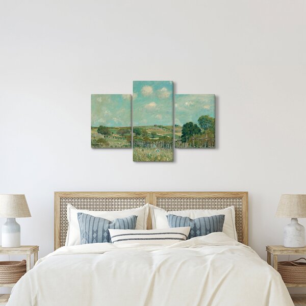Obraz - Alfred Sisley, Meadow, reprodukcia (90x60 cm)
