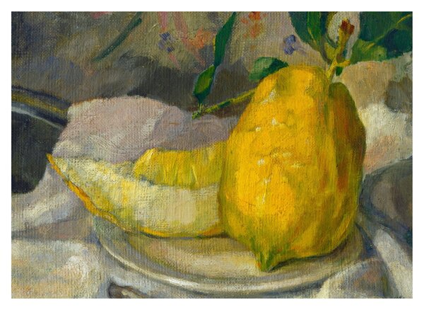 Obraz - French 19th Century, Melon and Lemon, reprodukcia (70x50 cm)
