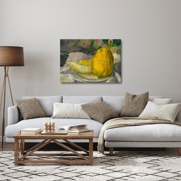 Obraz - French 19th Century, Melon and Lemon, reprodukcia (70x50 cm)
