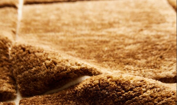 Diamond Carpets India , Ručne viazaný kusový koberec Radiant DE 2269 Multi Colour, 80x150, hnedá, obývacia izba