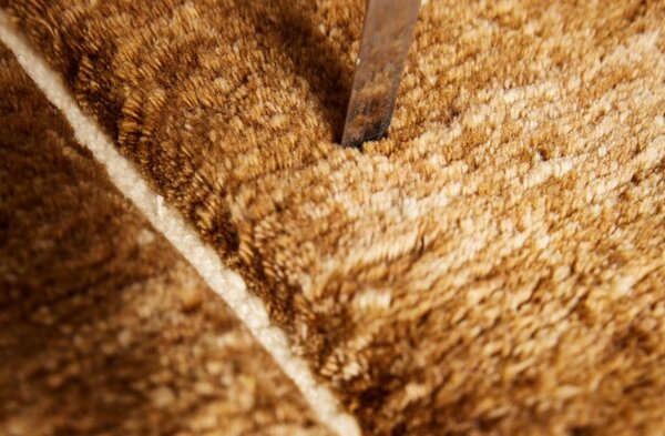 Diamond Carpets India , Ručne viazaný kusový koberec Radiant DE 2269 Multi Colour, 80x150, hnedá, obývacia izba