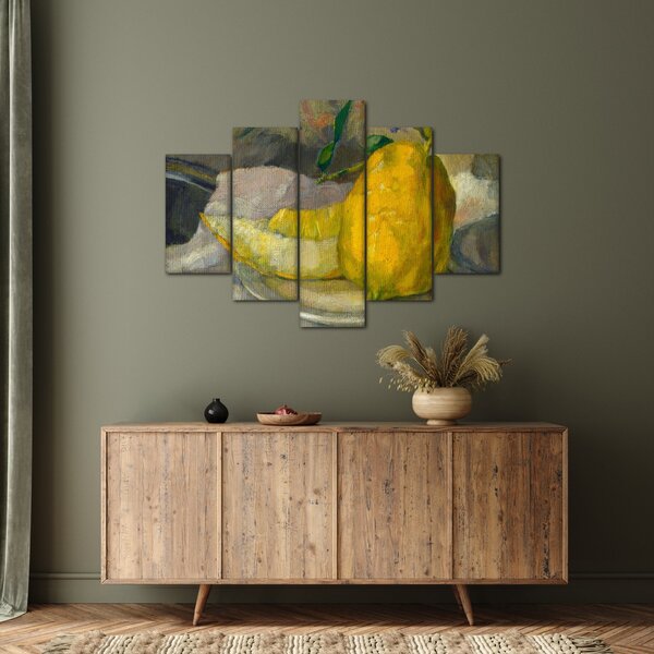 Obraz - French 19th Century, Melon and Lemon, reprodukcia (150x105 cm)