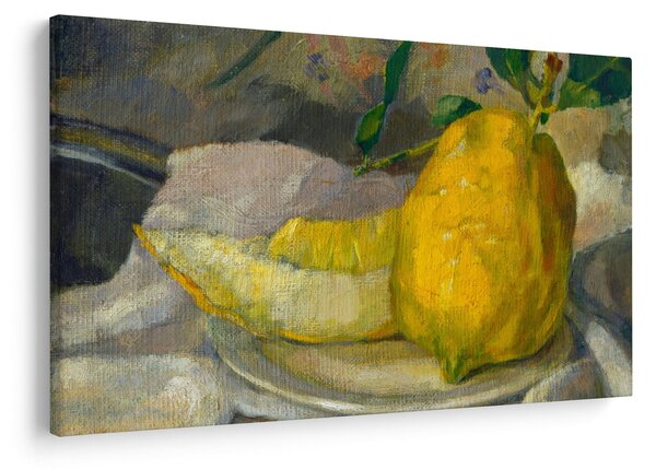 Obraz - French 19th Century, Melon and Lemon, reprodukcia (90x60 cm)