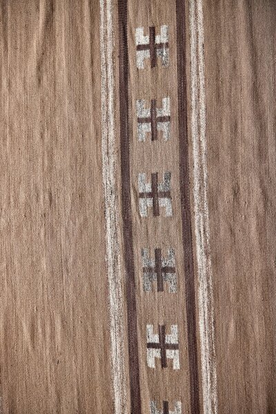 Diamond Carpets India , Ručne viazaný kusový koberec Ginger DESP P83 Brown Cream, 80x150, hnedá, chodba / predsieň
