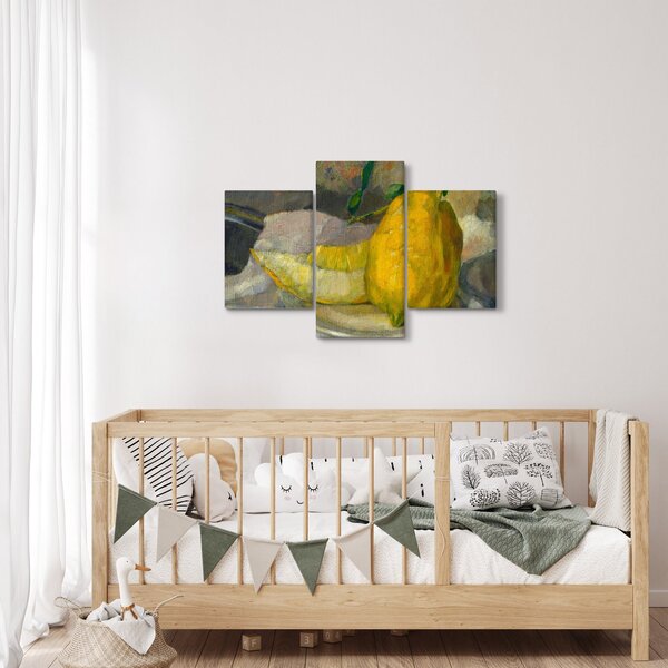 Obraz - French 19th Century, Melon and Lemon, reprodukcia (90x60 cm)