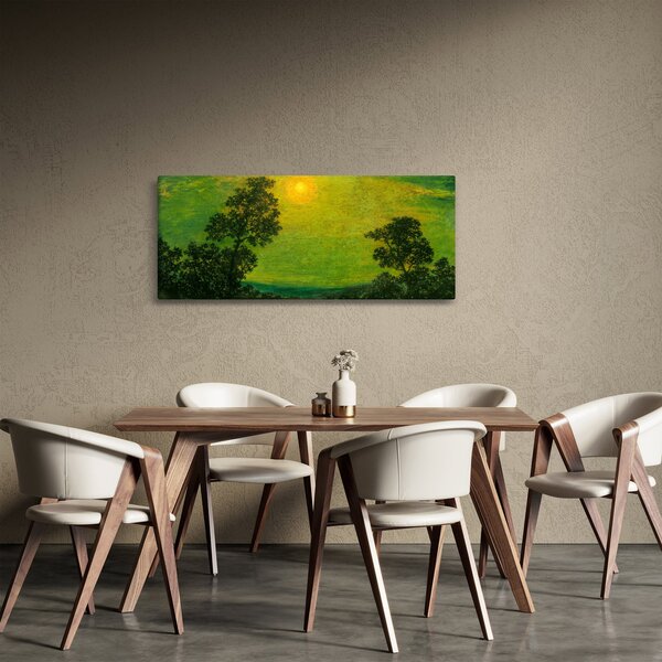 Obraz - Imitator of Ralph Albert Blakelock, Moonlight, reprodukcia (120x50 cm)