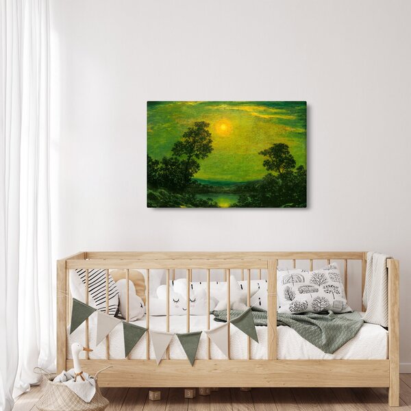 Obraz - Imitator of Ralph Albert Blakelock, Moonlight, reprodukcia (90x60 cm)