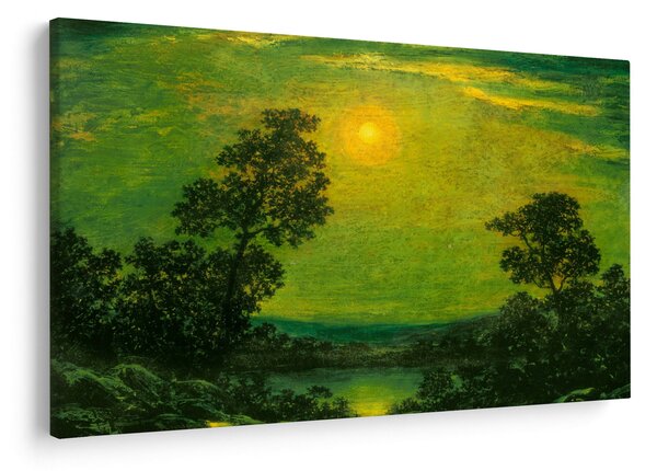 Obraz - Imitator of Ralph Albert Blakelock, Moonlight, reprodukcia (90x60 cm)