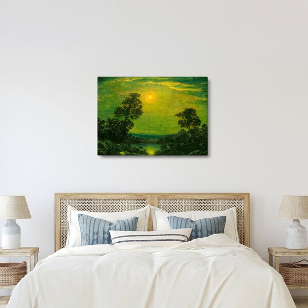 Obraz - Imitator of Ralph Albert Blakelock, Moonlight, reprodukcia (70x50 cm)