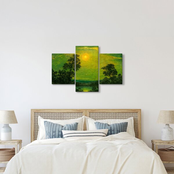 Obraz - Imitator of Ralph Albert Blakelock, Moonlight, reprodukcia (90x60 cm)