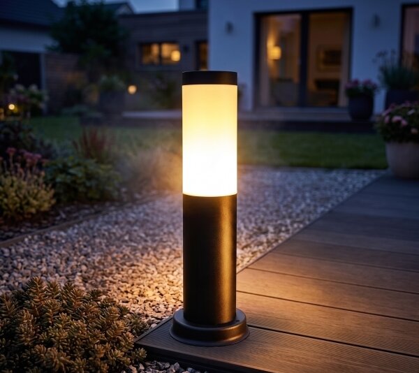 Brilagi - Vonkajšia lampa NOVA 1xE27/15W/230V 40 cm IP44 čierna
