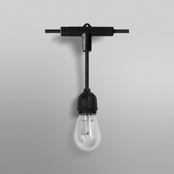 OSRAM SMART+ WiFi LED reťaz STRINGLIGHT, RGBW 12-pl., Čierna, Plast, Moderný