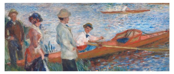 Obraz - Auguste Renoir, Oarsmen at Chatou, reprodukcia (120x50 cm)