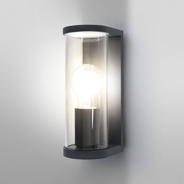 OSRAM Vonkajšie nástenné svietidlo ENDURA CLASSIC TUBULAR, tmavošedá IP44, Hliník / sivá / zinok, Hliník, Moderný