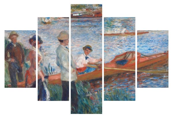 Obraz - Auguste Renoir, Oarsmen at Chatou, reprodukcia (150x105 cm)