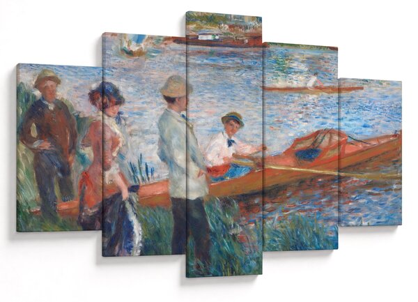 Obraz - Auguste Renoir, Oarsmen at Chatou, reprodukcia (150x105 cm)